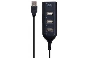 USB HUB H003 4 in 1 Black (Код товара:25126)