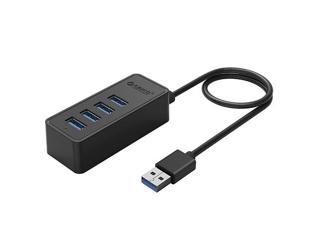 USB-хаб ORICO USB 3.0 4 порта (W5P-U3-030-BK-BP)