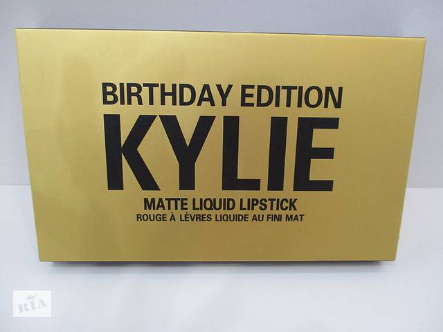 Набор матовых жидких помад от Кайли Дженнер Kylie Birthday Edition mini lipstick