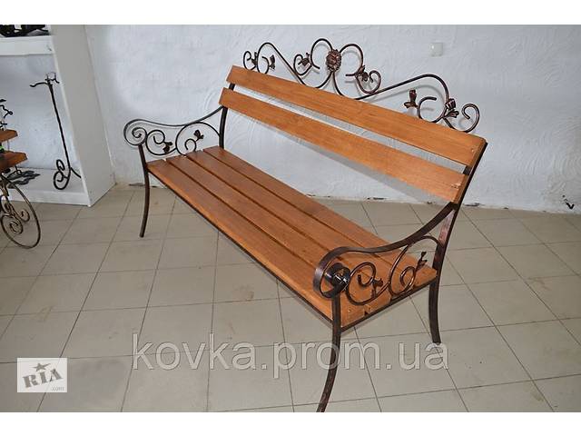 Кованая парковая лавка