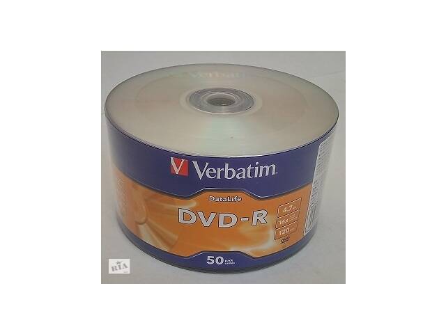 продам DVD-R Verbatim azo 4.7 GB 16x Cake Box 50 шт бу в Романове