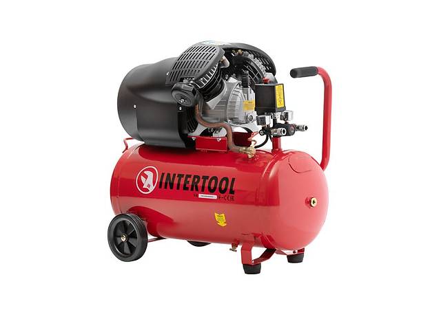 Компрессор 50 л 354 л/мин Intertool PT-0004