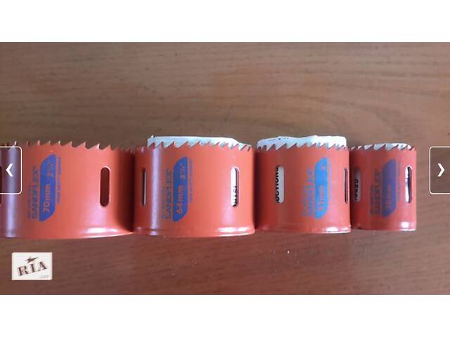 Коронка по металлу Bi-металлическая Bahco Sandflex-4 шт+1 сверло .(Knipex weidmuller wiha wera)