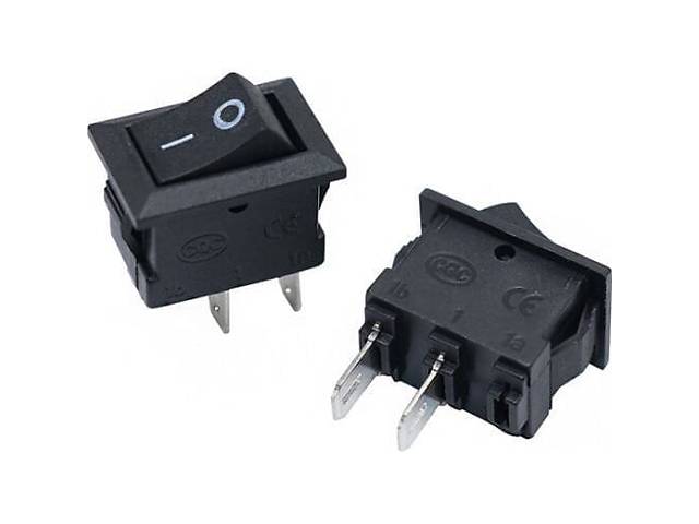 Переключатель KCD5-101 ON-OFF (2pin) черный Daier