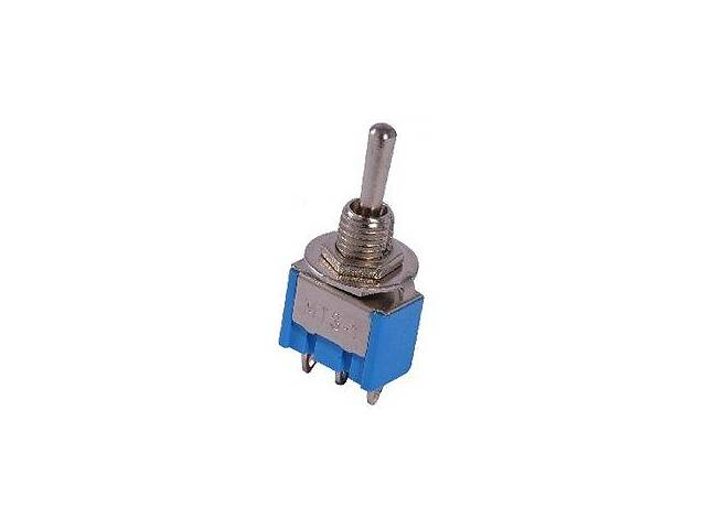Тумблер MTS-103 (ON-OFF-ON) 3-х контактный, 3A, 250VAC