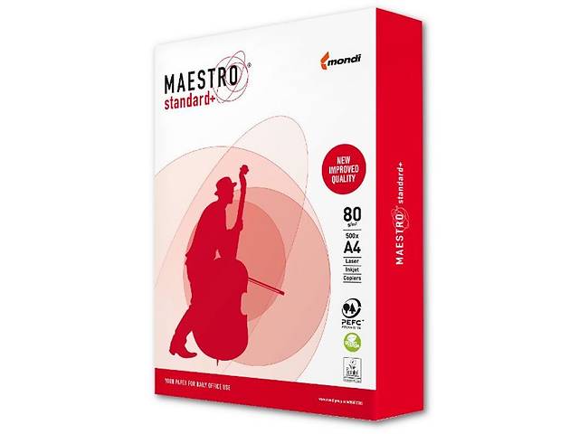 бу Бумага офисная Maestro Standard А4/А3 80г/м2 MONDI в Киеве бу Бумага офисная Maestro Standard А4/А3 80г/м2 MONDI в Киеве