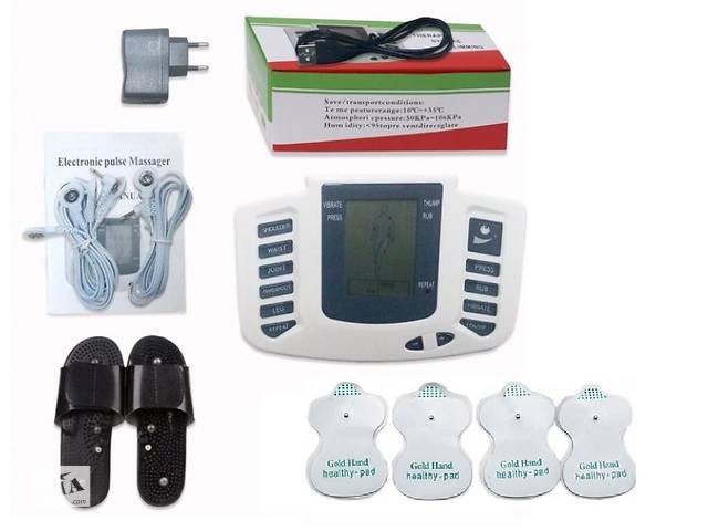 Акупунктурный Массажер для всего тела и ног Echo Massager JR-309A с тапочками для массажа электромассажер (45185-IM)