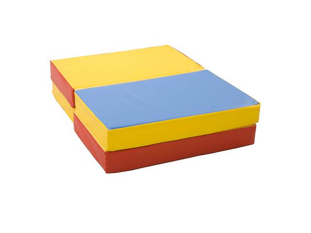 Гимнастический мат складной Мат пятнашка 120х80x8 см