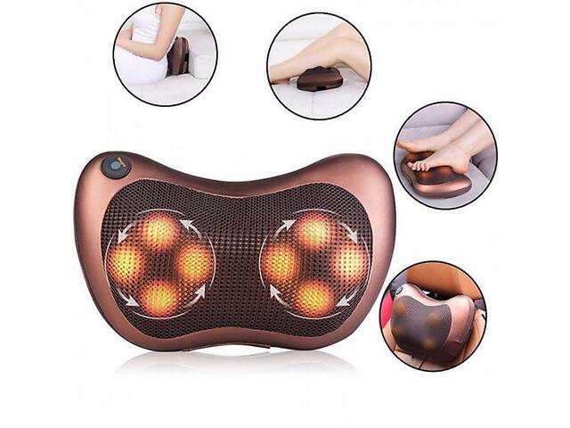 Массажная подушка с инфракрасным подогревом Massage Pillow