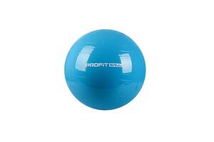М'яч для фітнесу Фітбол MS 0382, 65 см (Синій)