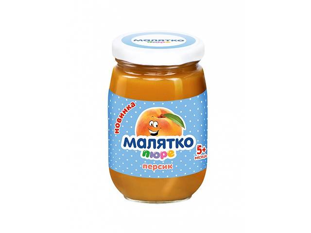 Пюре Малятко Персик, 180 г