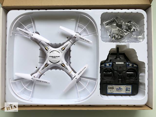 Квадрокоптер Real Time Transmission 8987w с камерой и wi-fi