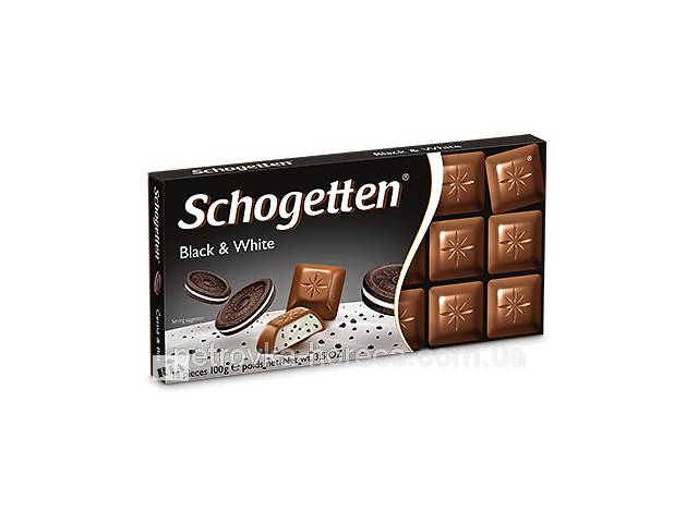 Шоколад Schogetten Black & White 100гр