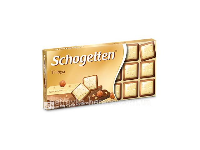 Шоколад Schogetten Trilogia (Трилогия) 100гр