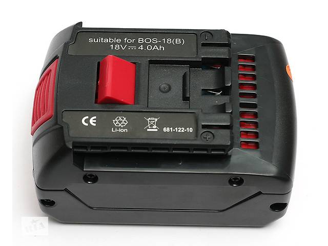 Аккумулятор PowerPlant для шуруповертов и электроинструментов BOSCH GD-BOS-18(B) 18V 4Ah Li-Ion