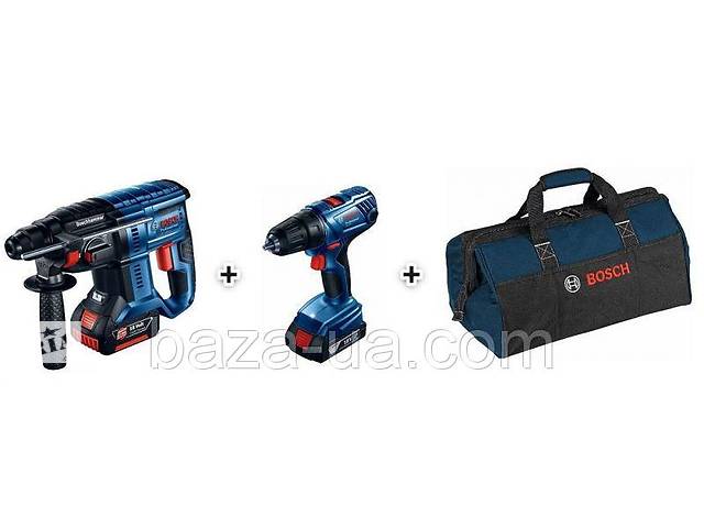 Аккумуляторный Перфоратор Bosch GBH 180 Li + шуруповерт Bosch GSR 180 Li