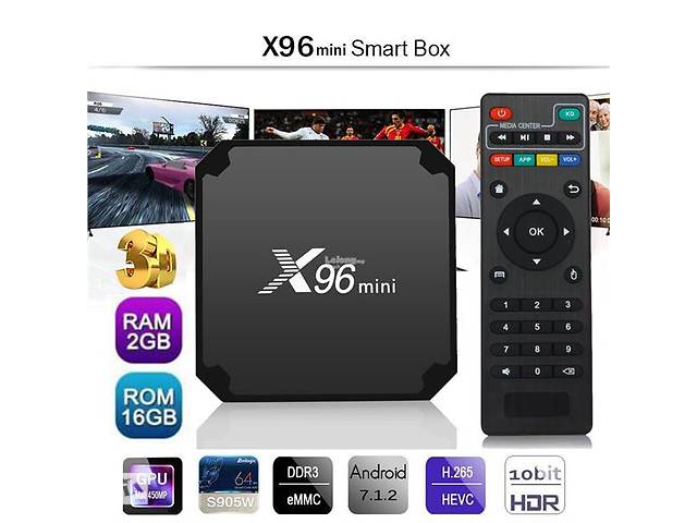 Смарт приставка X96 mini 2гб 16гб больше 1000 каналов лучшая прошивка