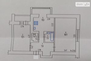 Продається 2-кімнатна квартира 56 кв. м у Вінниці