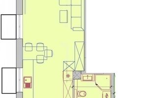 Продається 1-кімнатна квартира 37.6 кв. м у Одесі