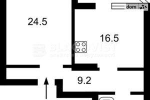 Продается 1-комнатная квартира 58 кв. м в Киеве