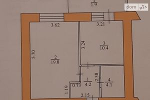 Продается 1-комнатная квартира 41 кв. м в Тернополе
