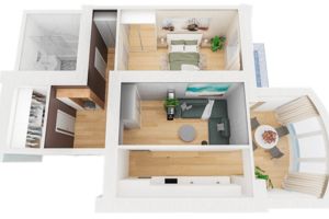 Продается 2-комнатная квартира 69.01 кв. м в Николаеве