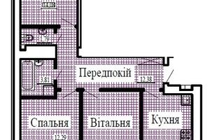 Продается 3-комнатная квартира 80.87 кв. м в Луцке