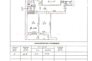 Продается 4-комнатная квартира 81 кв. м в Херсоне