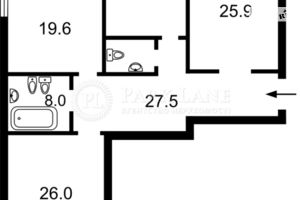 Продается 3-комнатная квартира 127 кв. м в Киеве