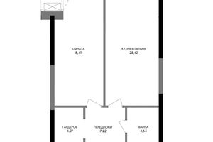 Продается 2-комнатная квартира 119.36 кв. м в Киеве