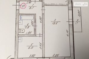 Продается 1-комнатная квартира 39.2 кв. м в Троицком