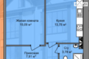 Продається 1-кімнатна квартира 30.26 кв. м у Дніпрі